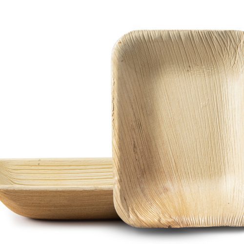 Natural Disposable Rectangle Palm Leaf Plates