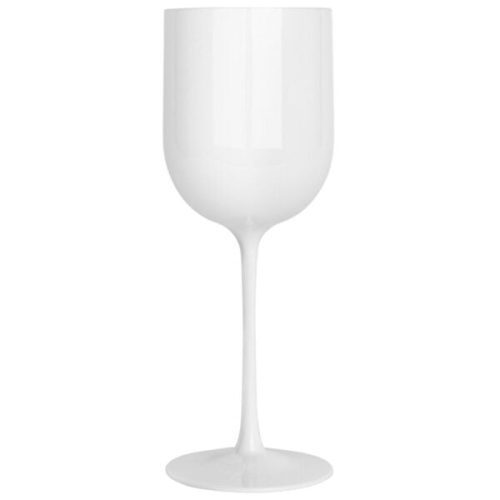 White Plastic Wine Goblets