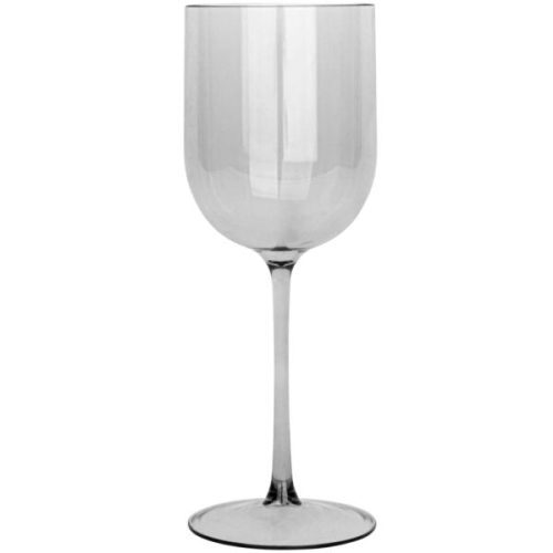 Smoke Plastic Wine Goblets