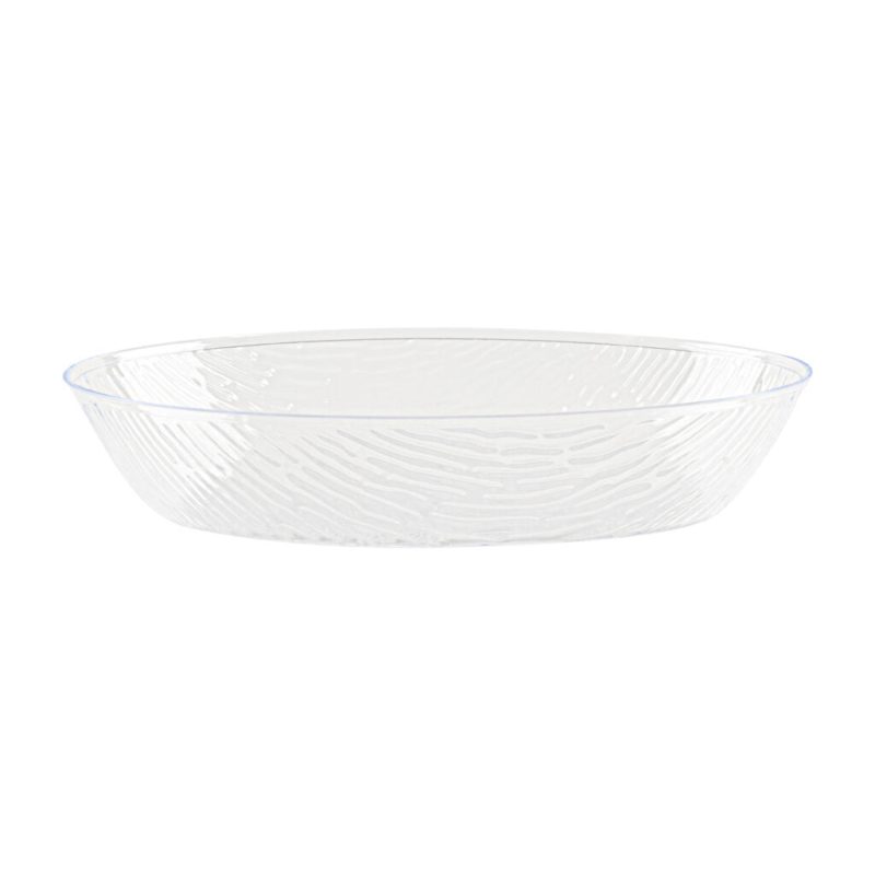 7 oz clear oval plastic bowls 4552 3