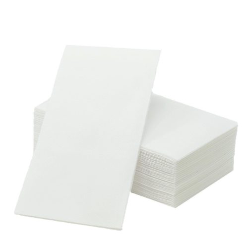 Linen Like Disposable Paper Buffet napkins 50 Per Pack - white - Posh Setting