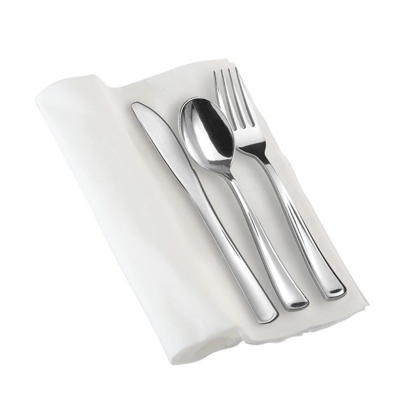 Silver Plastic Cutlery White Napkin Rolls Set Secondary 1024x1024 2x 847c79f5 d596 40b8 a5e0 09e53782dd39