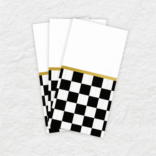 checkered paper gues towel mackenzie style napkin 1