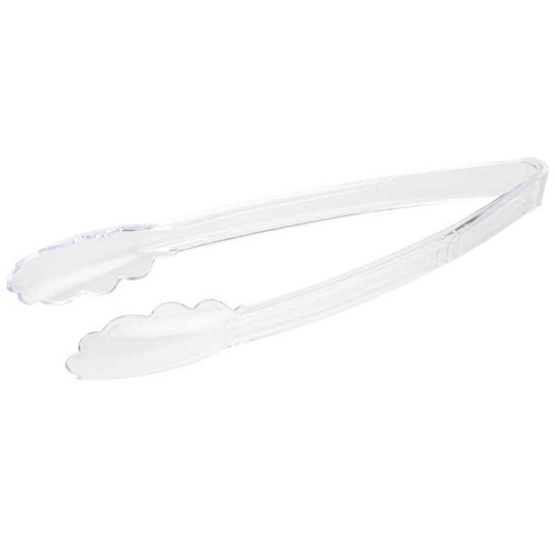 clear plastic scalloped tongs 2 pack 4584 1