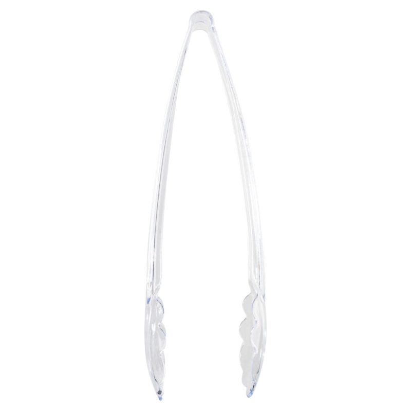 clear plastic scalloped tongs 2 pack 4584 2