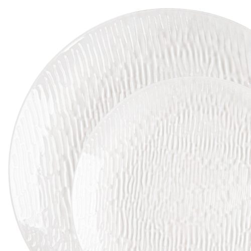 clear plastic wedding plate set icicle 4551 1