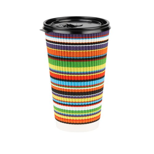 insulated ripple paper coffee cups 16 oz 4478 1