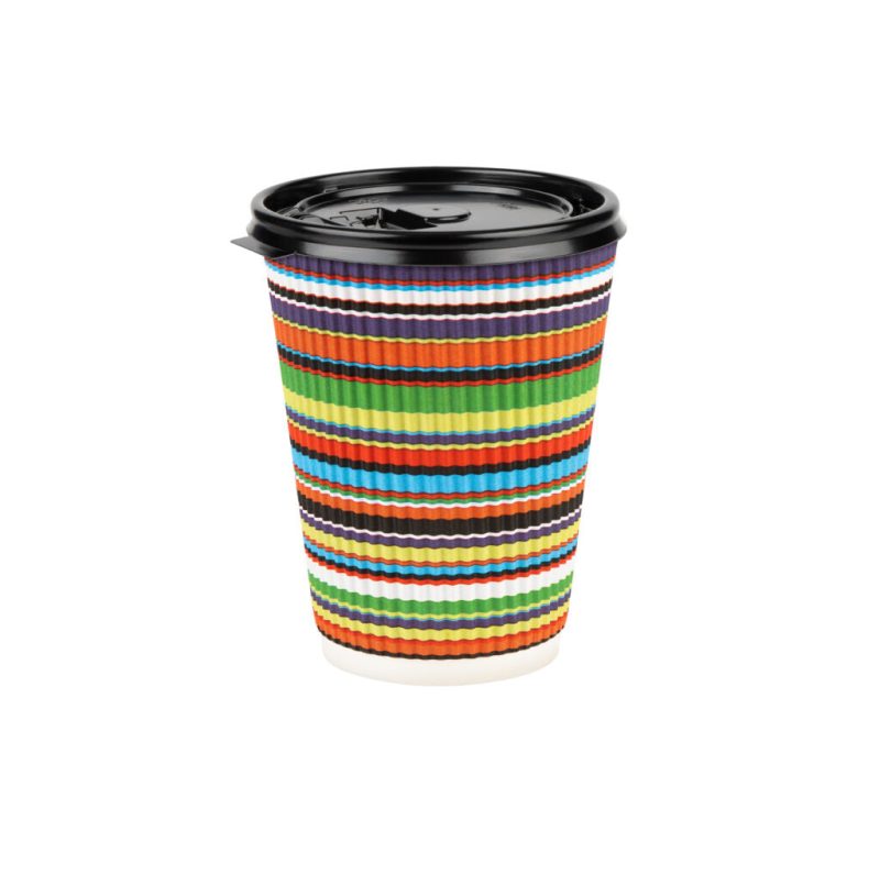 insulated ripple paper hot cups 12 oz 4477 4