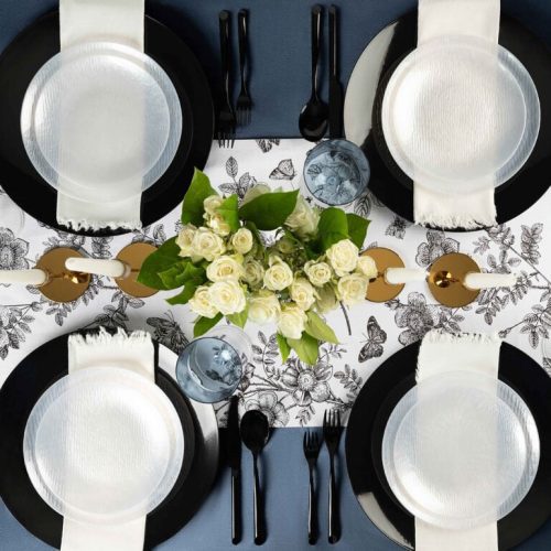 pearl plastic wedding plate set icicle 4556 4