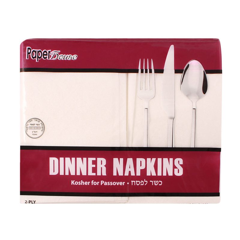 white 2 ply dinner napkins 100 count