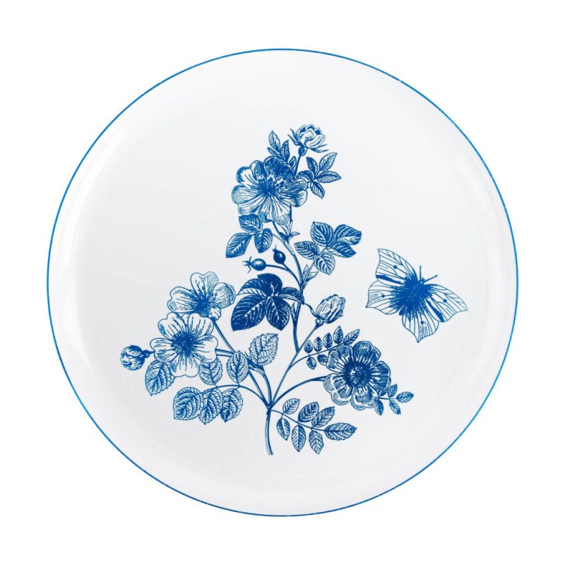 white and blue dinnerware set french toile 4475 3