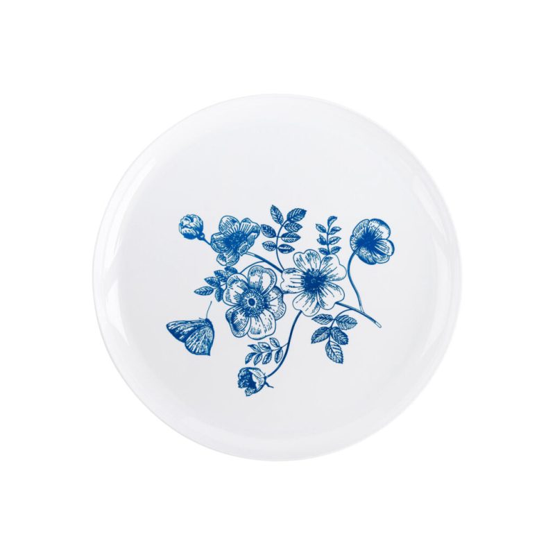 white and blue dinnerware set french toile 4475 5