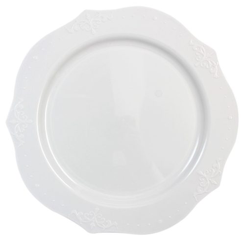 white plate