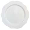 10 Inch White Round Plastic Dinner Plate 20 Pack - Antique - Posh Setting